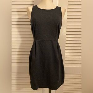 Chic & Sophisticated Dark Gray Sheath Dress – Old Navy- Size MP